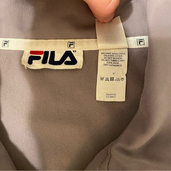 FILA - Vintage Zip-Up Track Jacket - Size L - Picture 4 of 12